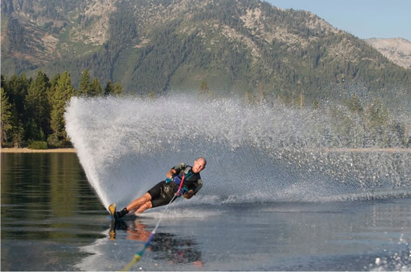 andy waterskiing